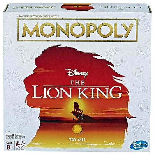 Monopoly Board Game - The Lion King Edition (2 to 6 players, For ages 8+)