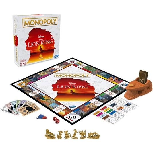 Monopoly Board Game - The Lion King Edition (2 to 6 players, For ages 8+)