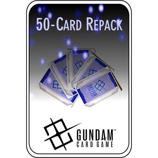 Gundam Trading Card Game Collection - 50 Assorted TCG Cards Package