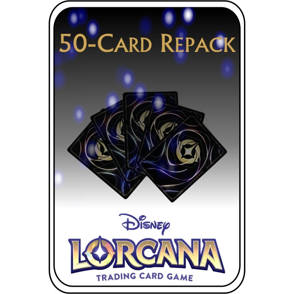 Lorcana Trading Card Game Collection - 50 Assorted TCG Cards Package