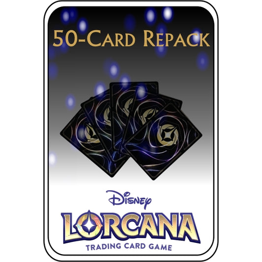 Lorcana Trading Card Game Collection - 50 Assorted TCG Cards Package