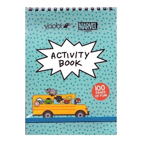 Yoobi Avengers Fun Puzzles & Games Activity Book (100 Pages) - Dollar Fanatic